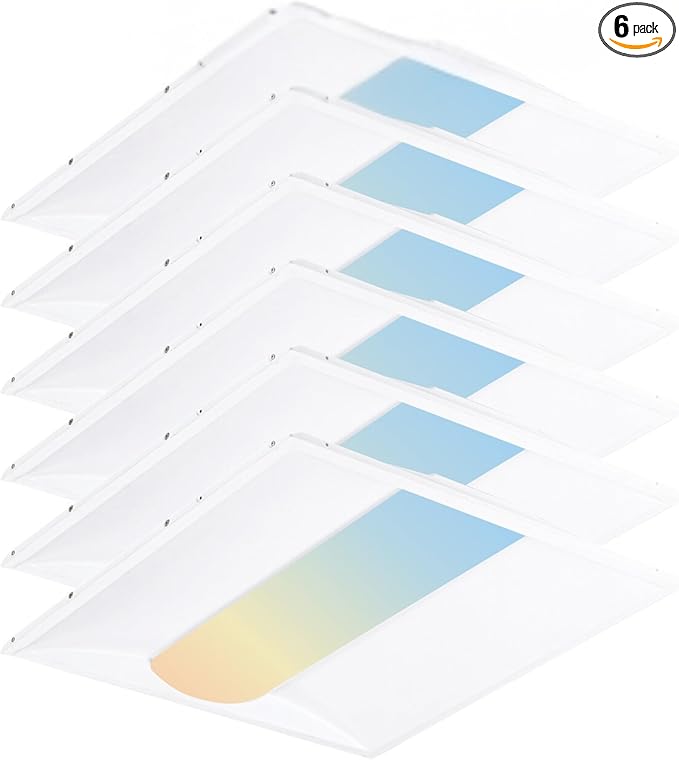 2x2 FT Center Basket LED Troffer Panel Light by LEDENERGYPLUS