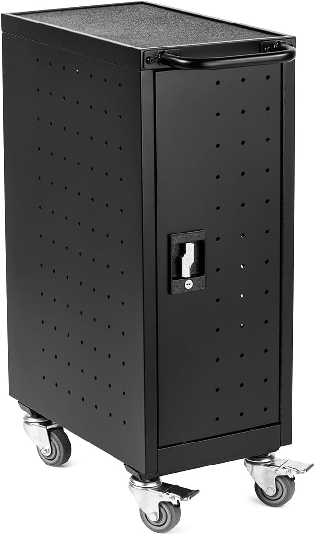 Line Leader Compact 16 Device Rolling Mobile Charging Cart - Image 2