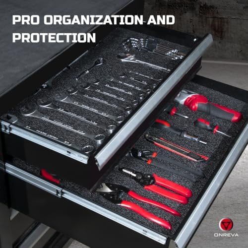 onreva tool box foam organizer 48x24x3 inch 1 showing dimensions