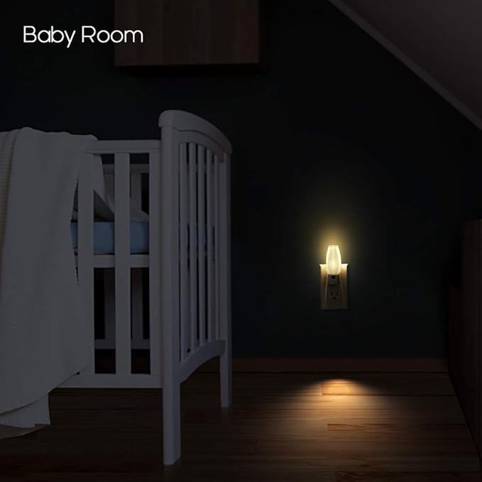 Emotionlite Plug in Night Light, Warm White LED Nightlight, Dusk to Dawn Sensor - Image 6