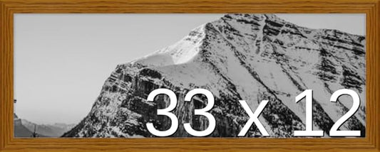 Frame It Easy 33 x 12 Hazel Wood Frame by FrameItEasy
