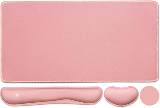 4-in-1 Large Gaming Mouse Pad, Keyboard Wrist Rest Pad & Wrist Support Mousepad by WBWEIRDBEAST