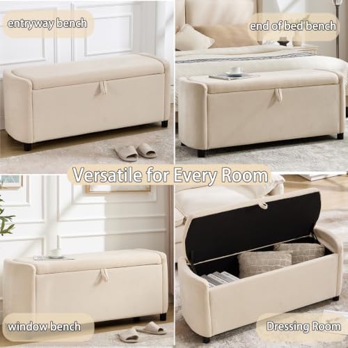 48" ottoman with storage, large storage ottoman bench, package contents