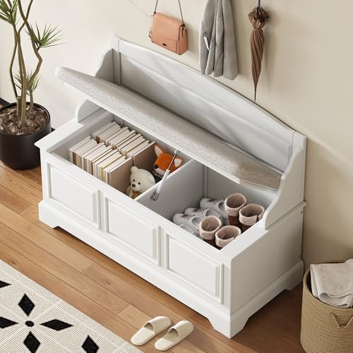 knocbel rustic entry storage bench with hidden compartments, close-up detail