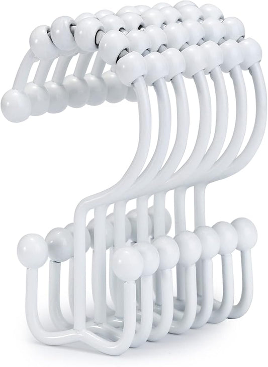 Shower Curtain Hooks, Goowin Shower Curtain Rings, Stainless Steel Shower by Goowin