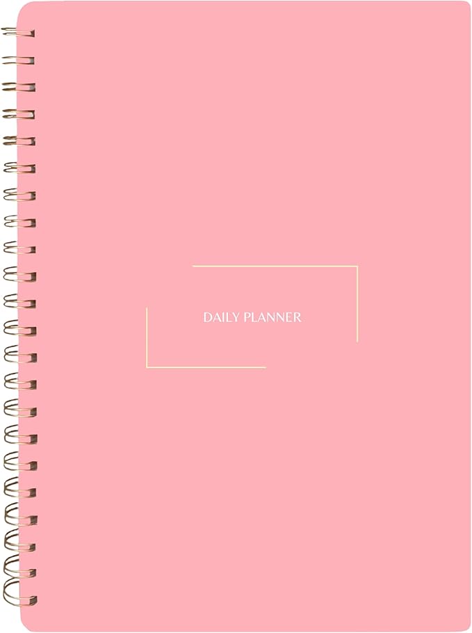 Undated Daily Planner | 8.25” x 11.75” To Do List Notebook | Work Productivity - Image 2