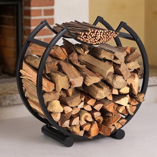 yohsnor 23in indoor firewood rack,metal firewood holder for, main product view