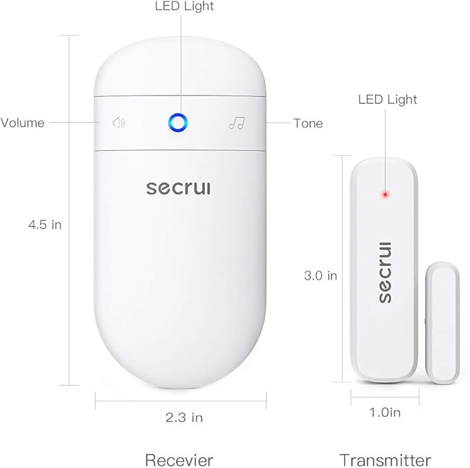 SECRUI Door Chime, Door Open Sensor Chime - Image 6