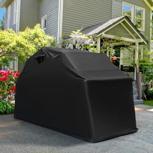 goplus motorcycle storage shed, 136 x 54 x, view 9