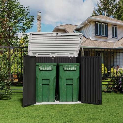 homspark storage shed weather resistance, multi-purpose outdoor storage showing dimensions