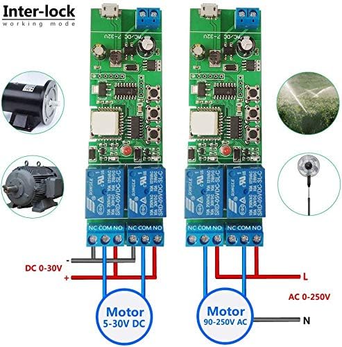 Newgoal Wireless Jog Relay momentary/self-Locking Switch Module DIY Smart Home - Image 6
