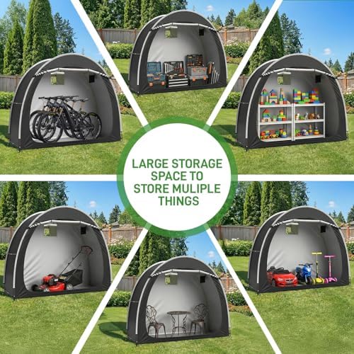 outvita portable bike tent cover for 4-5 bikes, package contents