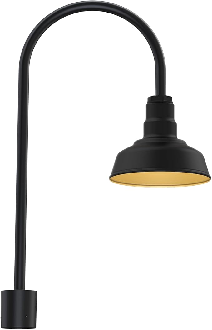 Steel Lighting Co. Hawthorne Light | Outdoor Pole Top Mounted | 8" Dome | by SteelLightingCo