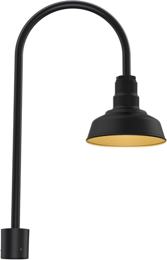 Steel Lighting Co. Hawthorne Light | Outdoor Pole Top Mounted | 8" Dome | by SteelLightingCo
