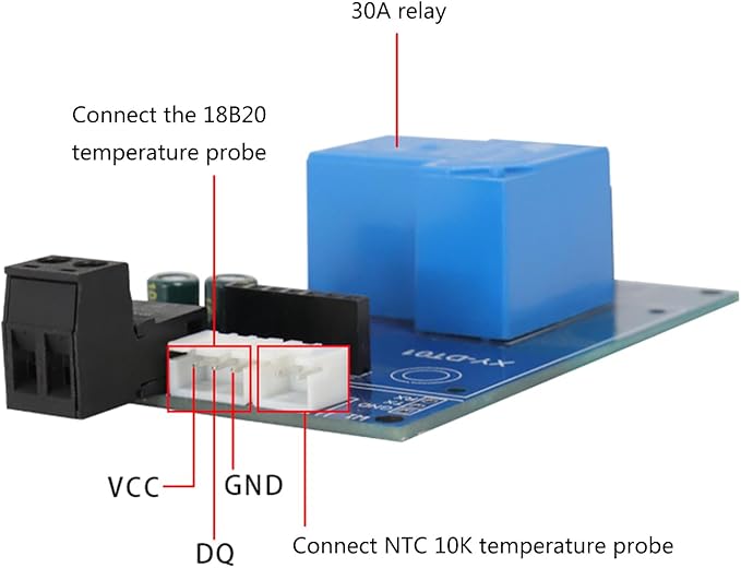 Digital Temperature Control XY-DT01 Humidity Controller 30A - Image 6