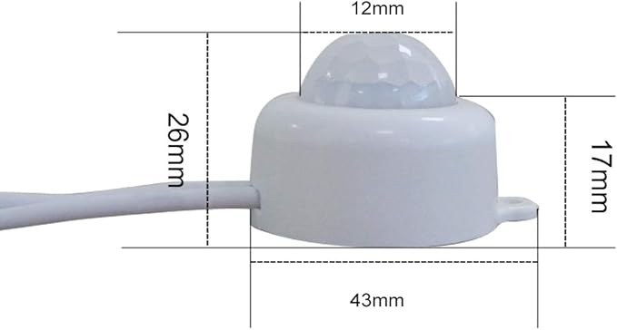 DC 6V 12V-24V 5A PIR Motion Activated Body Sensor Switch - Image 3