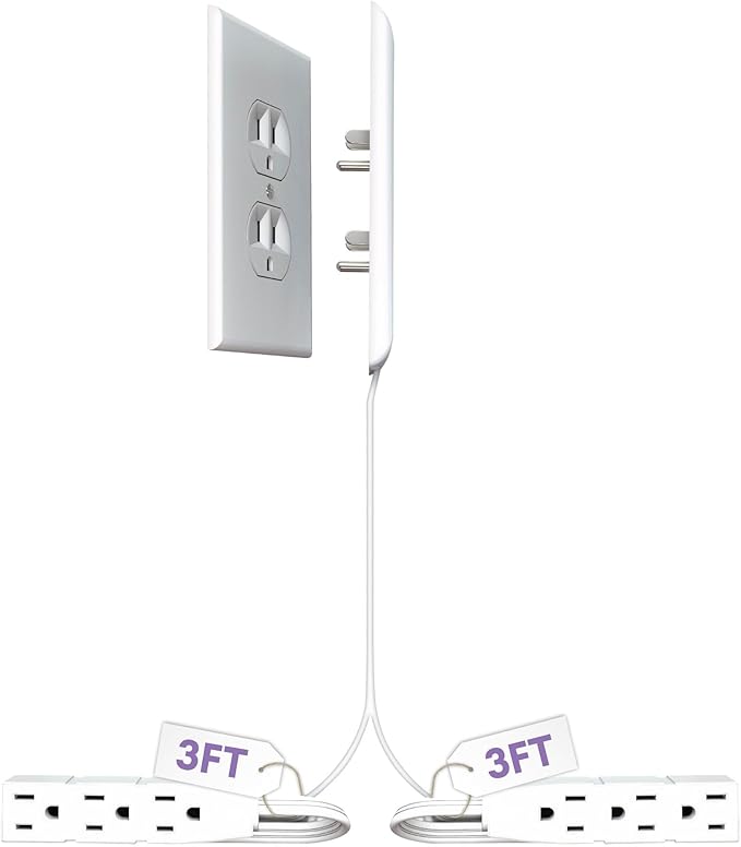 Sleek Socket Original & Patented Ultra-Thin Outlet Concealer by sleeksocket