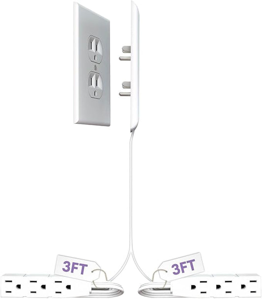 Sleek Socket Original & Patented Ultra-Thin Outlet Concealer by sleeksocket