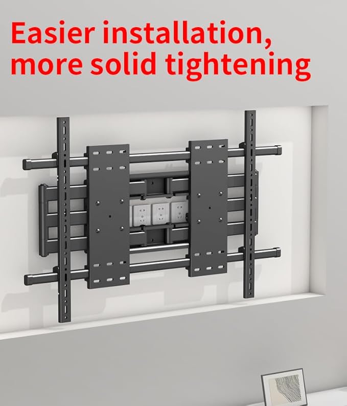 HILLPORT 98 100 TV Wall Mount 86 90 110 120 inch Full Motion Ultrathin Bracket - Image 5