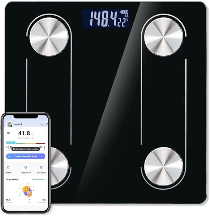 Digital Body Scale Trnr-BDYSCLE-BLK, Home Essential Body Weight Scale by Unknown