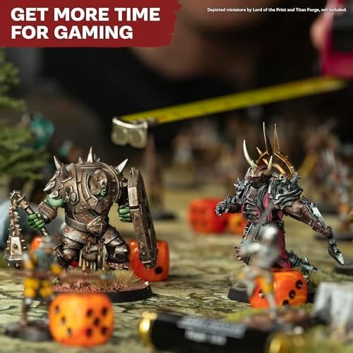 The Army Painter, Warpaints Fanatic Mega Set Combo, 50 x 18 ml | Painting Set incl. Skin Tones, Metallics, Effects, Washes, 1 Free Paint Station & 2 Brushes - Model Paint for Warhammer & Dnd