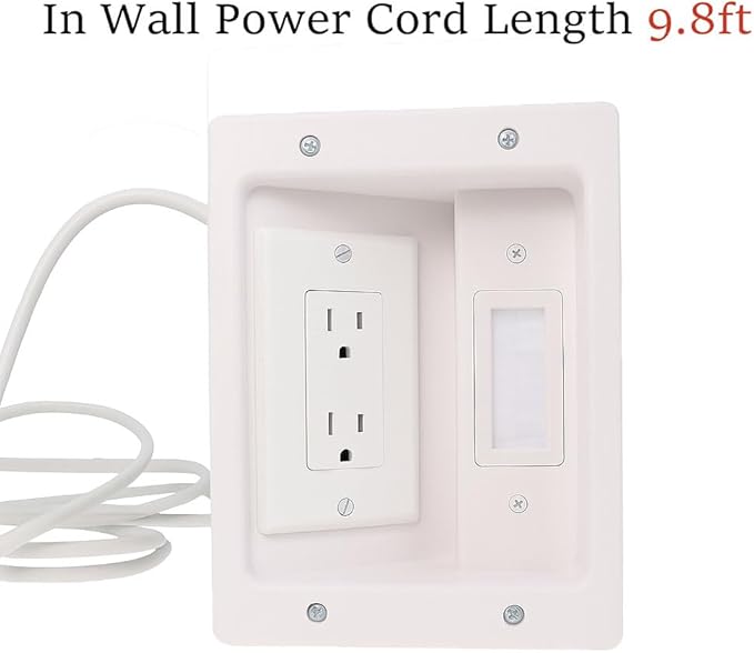 in Wall Cable Concealer Kit – Paintable Cord Management System - Image 2