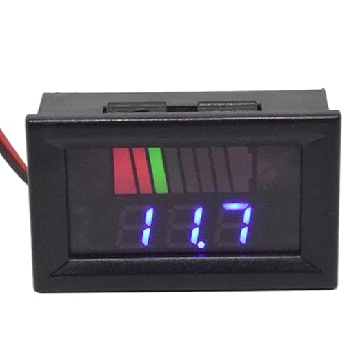 Battery Charge Level Indicator Universal Car Battery Capacity Meter Tester by Nirelief