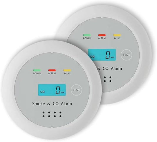 2 in1 Smoke Detector Carbon Monoxide Detector Combo, by TALLPOWER