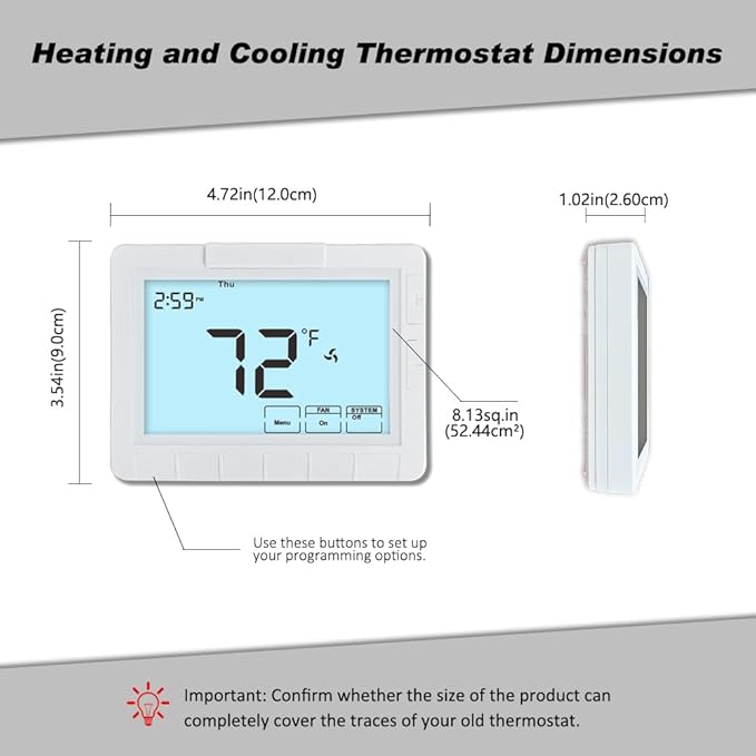 Programmable Auto Changeover Thermostat - Image 6