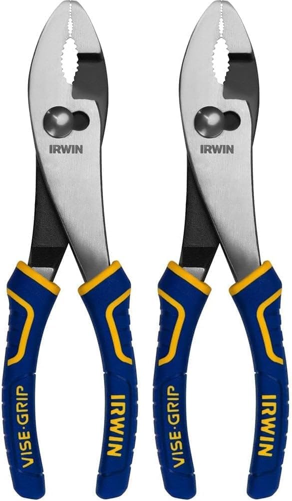 IRWIN VISE-GRIP Pliers Set, Slip Joint, 8-Inch (2078408) (Pack of 2)