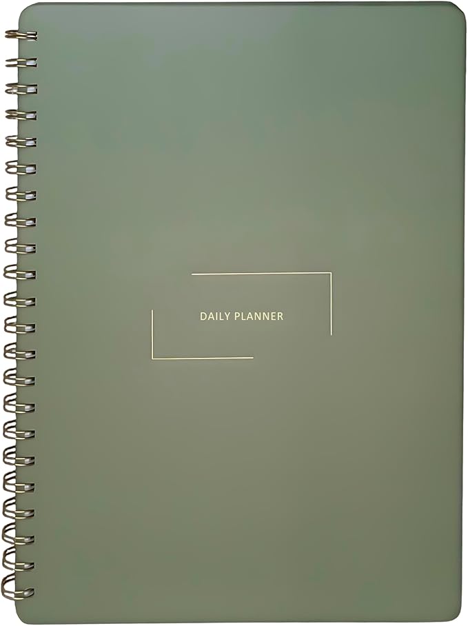 Undated Daily Planner | 8.25” x 11.75” To Do List Notebook | Work Productivity - Image 2