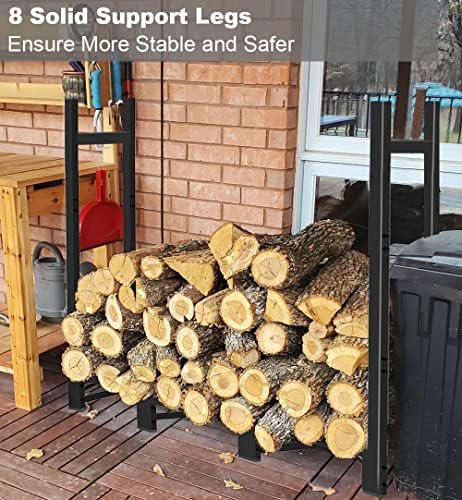 4ft firewood rack outdoor adjustable heavy duty wood, package contents