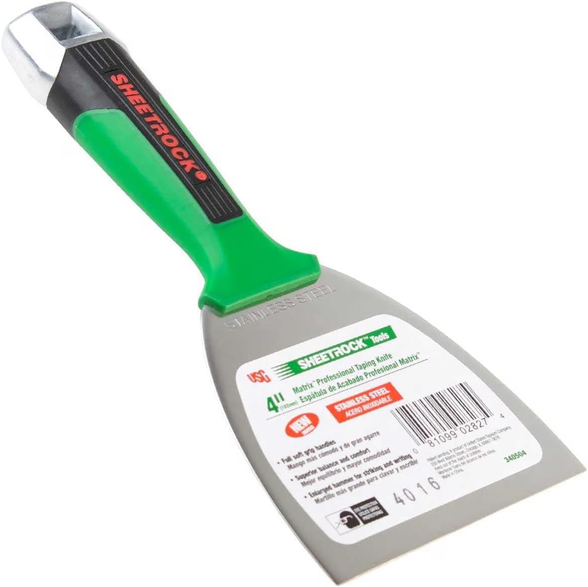 USG Sheetrock MATRIX Professional Joint Knives (4-Inch, Stainless Steel)
