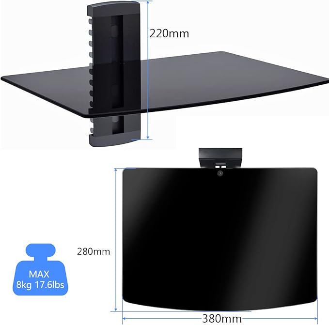 suptek Single Floating Shelf Wall Bracket - Image 3