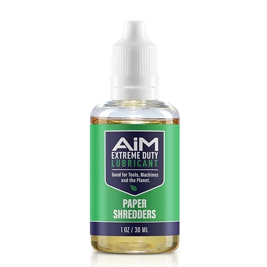 PlanetSafe Lubricants AiM Paper Shredder Oil/Lubricant - 1 oz - Reduces by PlanetSafeLubricants