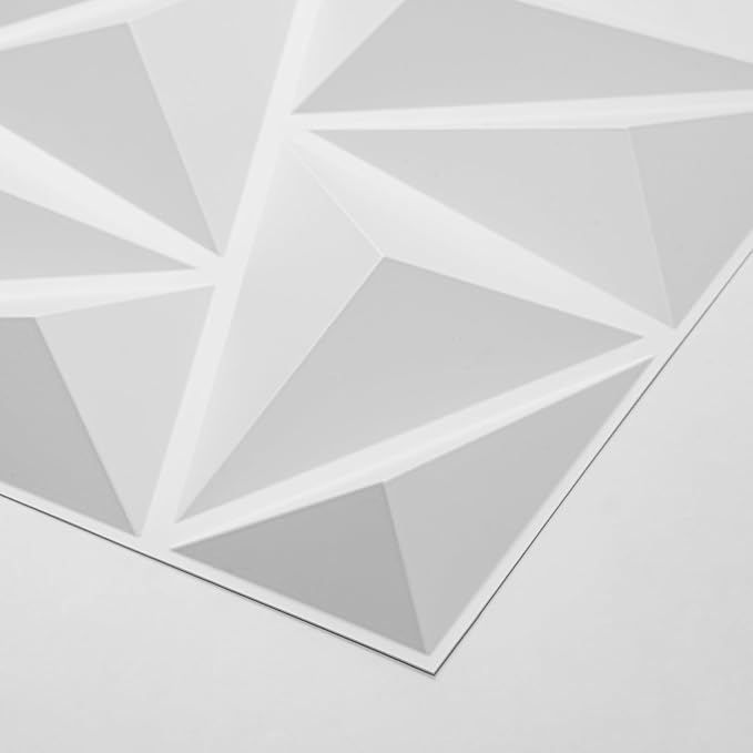 Art3d 3D Wall Panels 20 Pack, 11.8" x 11.8" PVC Wall Panels, Glue Up Wall Decor - Image 3