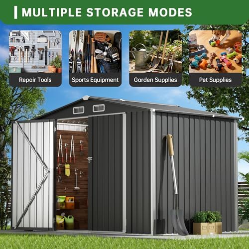 metal storage shed & outdoor storage, outdoor steel on a desk or shelf