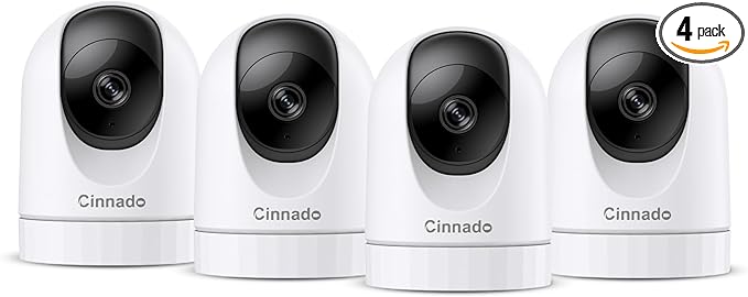 Cinnado 2K Home Security Cameras-2.4Ghz WiFi Indoor Camera by Cinnado