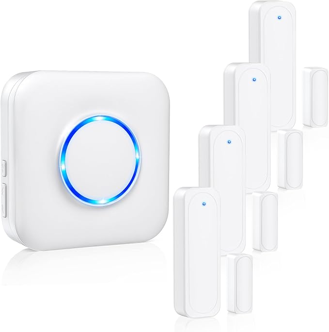 Door Chime, Satisure Door Sensor Chime When Door Opens, Door Entry Alarm by Satisure