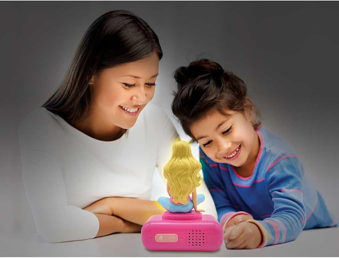 LEXiBOOK, Mattel Barbie, Barbie Nightlight Alarm Clock, Sounds and Melodies - Image 3