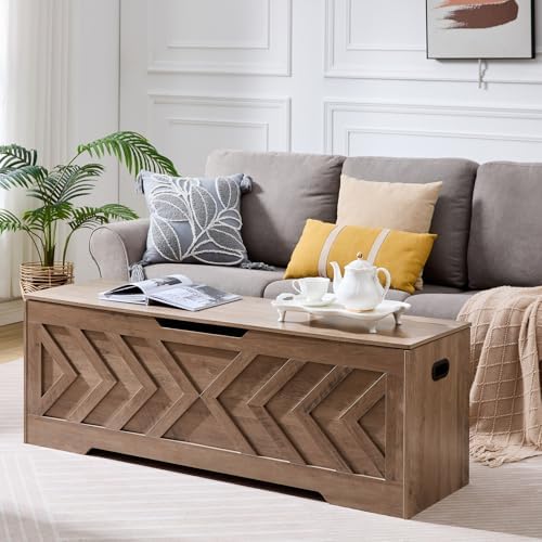 55.1” storage bench, extra large entryway bench with, side view