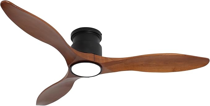 revoici 52Inch Wood Ceiling Fans by REVOICISMARTCEILINGFAN