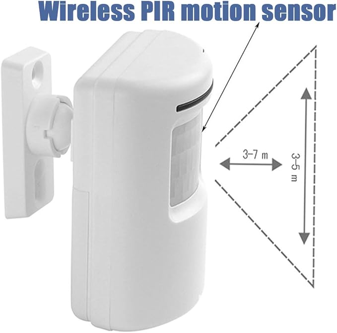 Wireless Driveway Alarm Door Chimes, Business Smart Infrared Visitor Doorbell - Image 3