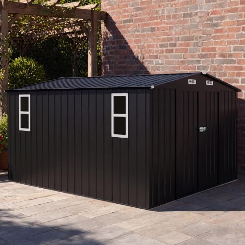 lausaint home 10 x 12 ft outdoor storage shown in use