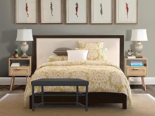 finnhomy entryway shoe rack with cushioned seat, shoe, close-up detail
