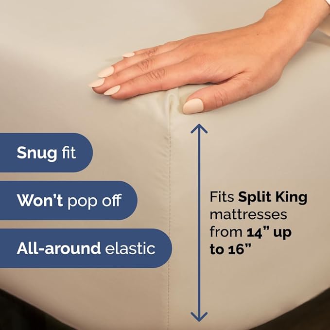 Split Head King Sheets Set - Image 4