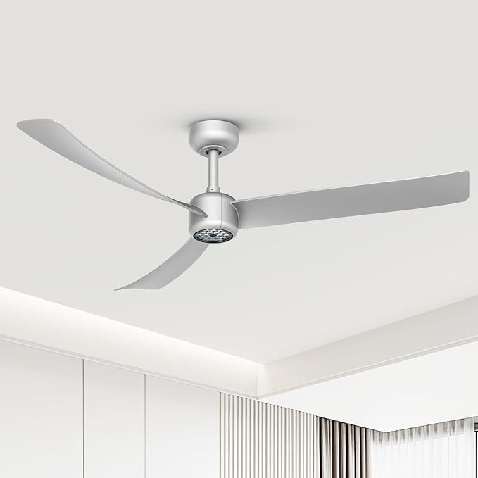 ocioc Ceiling Fans with Lights, 52 Inch Low Profile Ceiling Fan with Remote by ocioc