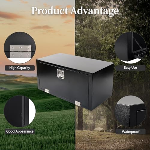 36'' heavy duty truck tool box steel for, package contents