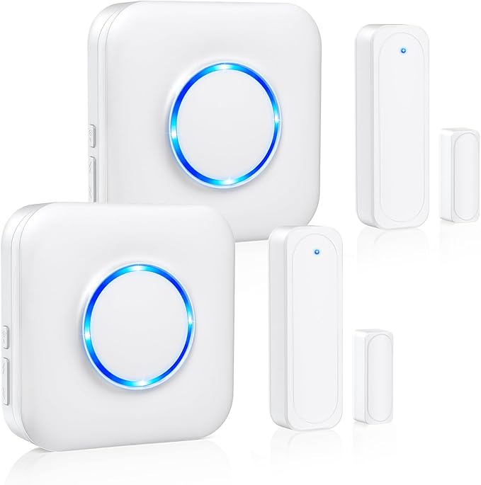 Door Chime, Satisure Wireless Door Open Contact Sensor Alarm Chime by Satisure