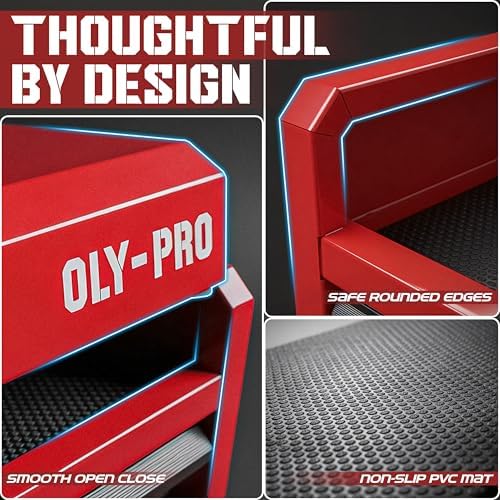 mini toolbox with 2 drawers and top storage, package contents